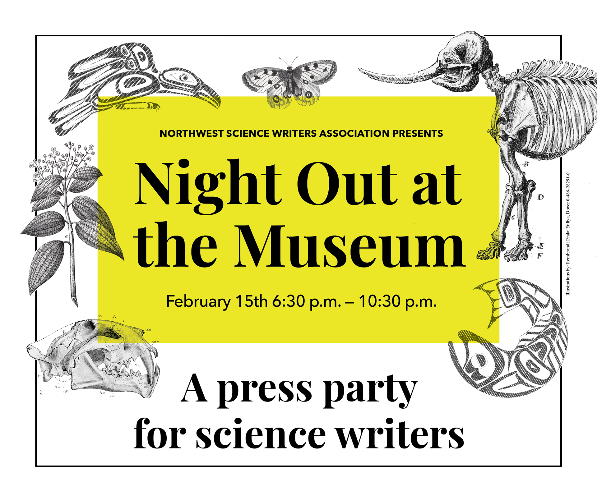 NSWA presents Night Out at the Museum, a press party for science writers