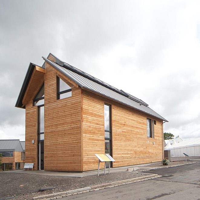 House built with passive cooling design