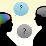 Picture of communication with autism showing different social wavelengths